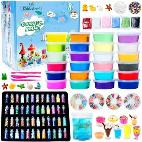 Kit de Artesanato para Crianças GIOCHI PREZIOSI Slime Spumoso (8 anos) Jinhua Boke Mud Technology Co., Ltd - Brinquedos - 24 cores, alta qualidade, sem mãos pegajosas, crianças