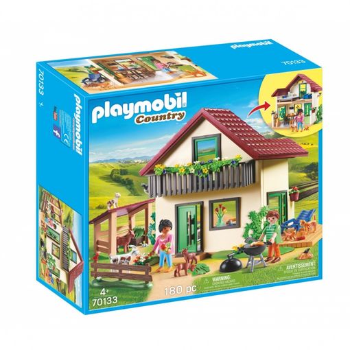 Playmobil 70133 Conjunto de Construção de Brinquedos PLAYMOBIL - Conjuntos de brinquedos - casa rural, estábulo, cozinha, quarto