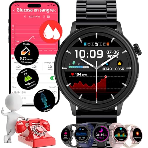 Smartwatch GLUCOSANSA ANGRENES Glucosansanngrenes ytdzinoi - Óculos inteligentes - smartwatch, glucosan, angrenes, polimeric li-ion, policarbonato