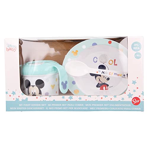 Conjunto de Refeição DISNEY Cool Like Mickey (Idade Mínima Recomendada: 2 anos) Stor - Roupa - conjunto, refeição, disney, mickey, idade mínima recomendada, 2 anos