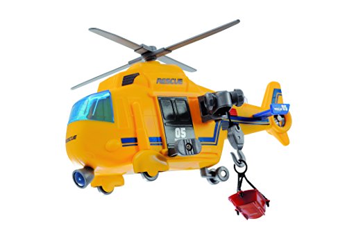 Helicóptero DICKIE TOYS Rescue Copter (Idade Mínima Recomendada: 3 anos) Dickie - Brinquedos - helicóptero, rescue, sonoro, luzes, rotor, cabrestante