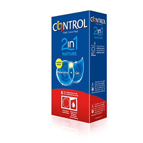 Preservativos CONTROL Natura 2-1 (6 unidades) CONTROL - Banho e corpo - preservativo, control natura, 2.1, 6 unidades
