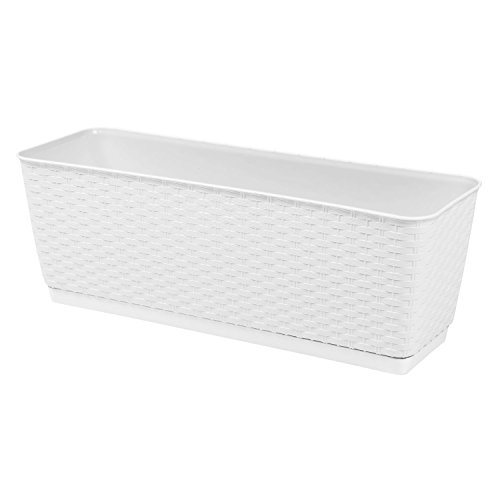 Caixa de Armazenamento para Jardim RATOLLA POT P Prosperplast - Vasos e canteiros - armazenamento, jardim, vaso, Ratolla P, branco