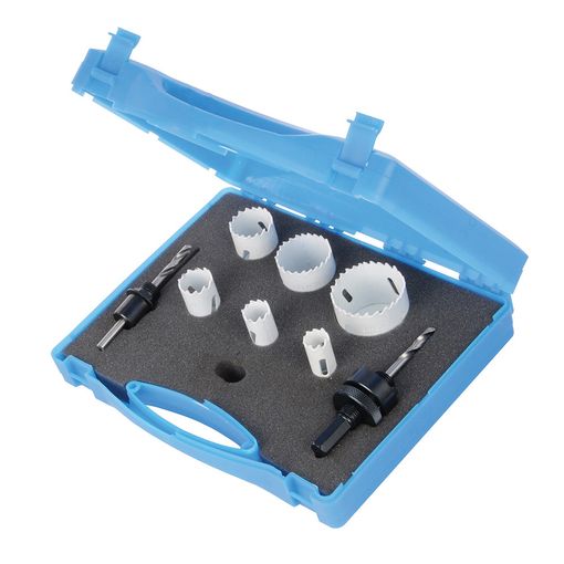 Conjunto de Brocas Craneanas SILVERLINE 273220 - 9 peças Silverline - Acessórios para brocas e parafusadeiras - craneanas, 9 peças