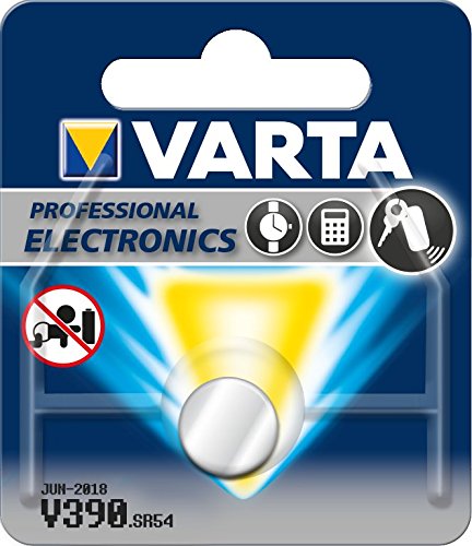 Pilhas Não Recarregáveis VARTA V390-SR54-1 Varta - Baterias de uso geral - 11.6 x 3.05 mm, 80 mah, 1.55 V, alcalino
