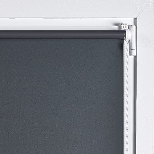 Estores BASIC 120X180 Cm Cinza (Recondicionado Sinais de Uso) Naumoia - Persianas e cortinas - 120x180 cm, cinzento, pvc, fecho automático, 8 posições