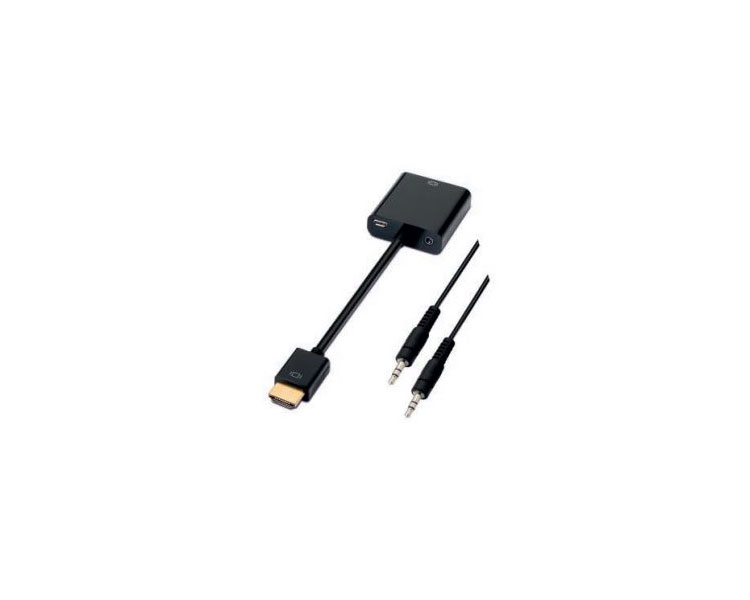 Adaptador de Cabo de Vídeo NANOCABLE 10.16.2001-BK NANOCABLE - Conversores - adaptador, cabo de vídeo, nanocable