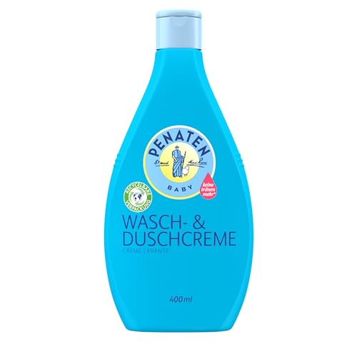 Creme de Banho Penatén Wash + Showercream 200 ml Penaten - Banho e corpo - hidratação, limpeza suave, pH neutro, 200 ml