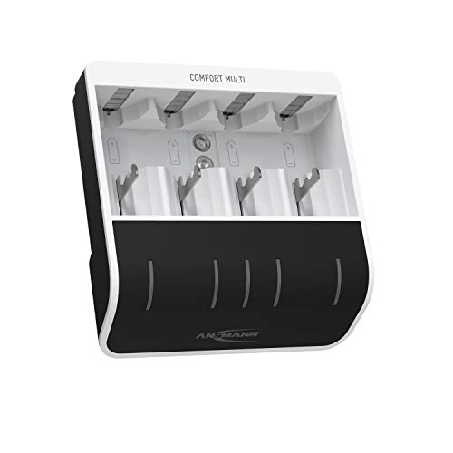 Carregador de Bateria ANSMANN 1001-0093 (Recondicionado Como Novo) Ansmann - Carregadores de bateria de uso geral - carregador, bateria, ansmann, recondicionado, cc, led