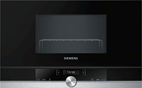 Micro-ondas Encastre Siemens BE634LGS1 | 900 W | 21 L | Preto (Preparação de Alimentos a Quente) Siemens - Fornos de microondas - 900 W, 21 L, preto, micro-ondas