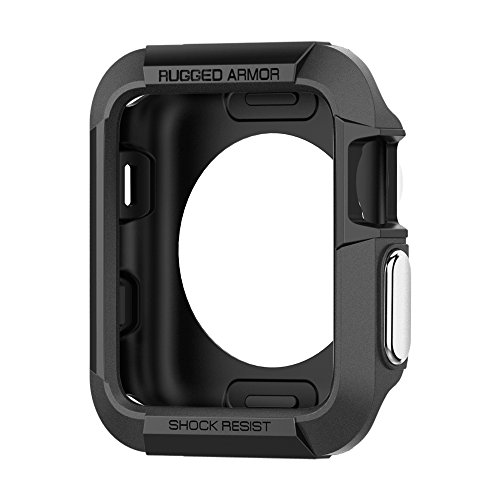 Capa Apple Watch Series 2, 3, 4 SPIGEN SGP Rugged Armor Preto Spigen - Acessórios de relógio - Apple Watch, rugged armor, preto