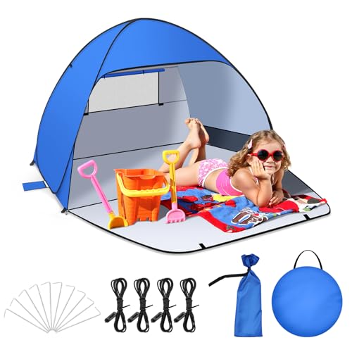 Tenda de Praia JSDOIN (Multicor - Poliéster - 200x100 cm) Jsdoin - Barracas - multicor, poliéster, azul, 200x100 cm