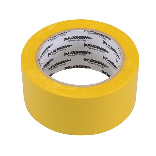 Fita Isolante FIXMAN Amarelo (Largura x Comprimento) 50 mm x 33 m FIXMAN - Fita adesiva de ferragens - amarelo, 50 mm x 33 m, fixman