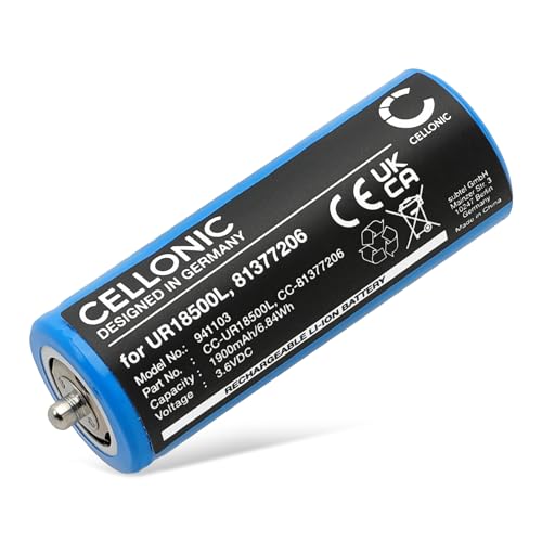 Bateria para Máquina de Barbear CELLONIC Ur18500Y CELLONIC - Acessórios de banheiro - bateria, máquina de barbear, cellonic, ur18500y