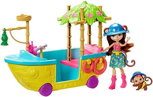 Barco de Cruzeiro ENCHANTIMALS Jungle Cruise (Idade Mínima Recomendada: 3 anos) Mattel - Conjuntos de brinquedos - cruzeiro, selva, figuras, crianças