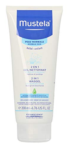 Gel de Banho BEBÉ 2 em 1 Cabelo+Corpo Mustela (200 ml) Mustela - Banho e corpo - 2 em 1, cabelo, corpo, 200 ml