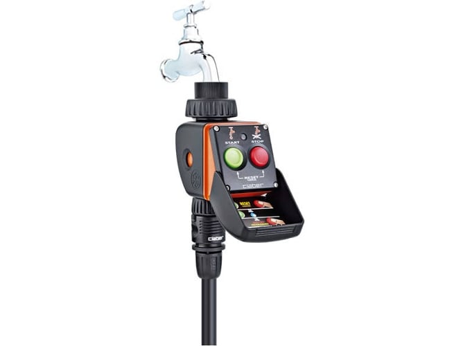 Claber 8425 aquauno prático computador digital Preto Laranja Claber - Controlos de aspersores - computador digital, preto laranja, plástico