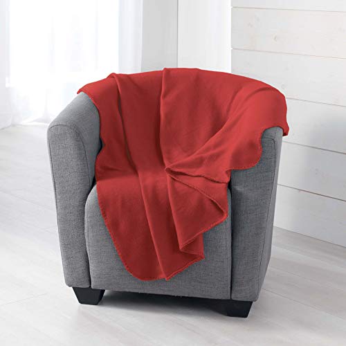 Manta de Cama DOUCEUR D'INTERIOR Poliéster (150x125cm - Rosa) U10 - Cobertores - manta, cama, poliéster, rosa
