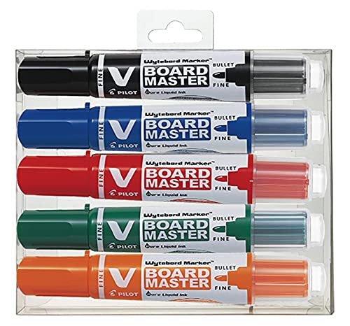 Marcador ERGOTRON Vboard Master Pilot Liquid Ink (Preto) Pilot - Marcadores e marcadores de texto - liquid ink, ergotron, preto