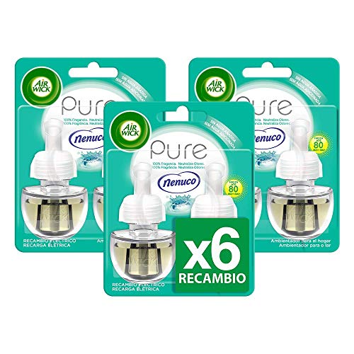 Ambientador Elétrico AIR WICK Nenuco (6 Unidades) Air Wick - Aromatizadores de ambiente - ambientador elétrico, air wick nenuco, 6 unidades