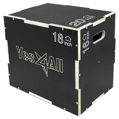 Conjunto de Plataformas YES4ALL 3 em 1 Box Plyo (Cinzento - 60x40x30 cm) Yes4All - Equipamento de terapia ocupacional e fisioterapia - plataformas, box plyo, 60x40x30 cm