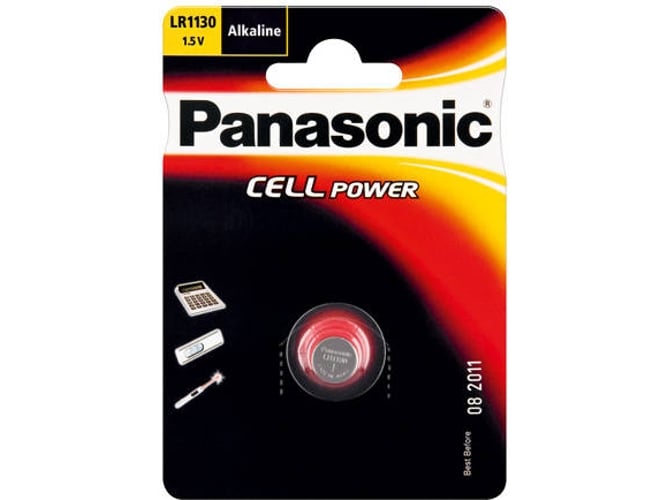 Pilha Recarregável PANASONIC K-KJ11 (1.5V - 65mAh) Panasonic - Baterias de uso geral - alcalino, 65mah, 1.5v, botão