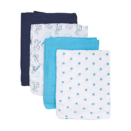 Havainha para Bebé CARE 4 Capas Algodão (Tam: 0-6 M) Care - Toalhas - algodão macio, absorvente, fácil de limpar, tamanho 0-6m
