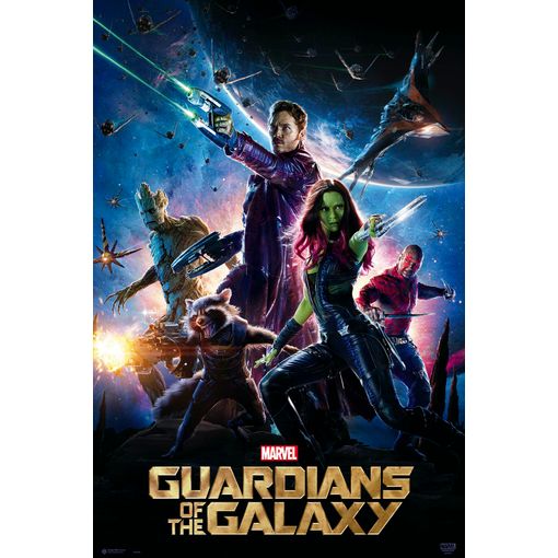 Poster ERIK EDITORES Marvel Guardians Of The Galaxy Grupo Erik Editores - Pósteres, impressões e arte visual - marvel, Guardiões da Galáxia, 61x91,5cm