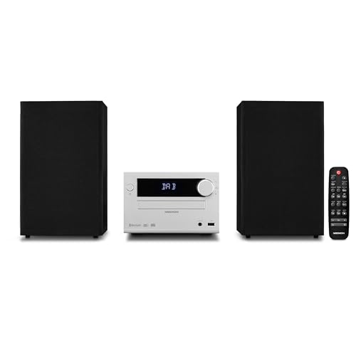 Medion E64482 Rádio Portátil Preto Digital MEDION - Áudio - rádio portátil, sintonizador digital, reprodução CD-R/CD-RW, entrada USB