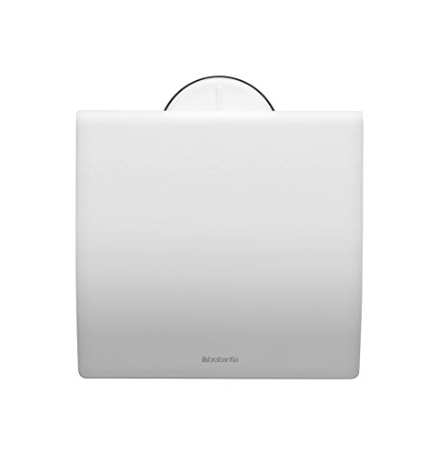 Suporte para papel higiénico Brabantia 483387 Montagem na parede Branco Brabantia - Porta-papel higiênico - inox, montagem na parede, branco