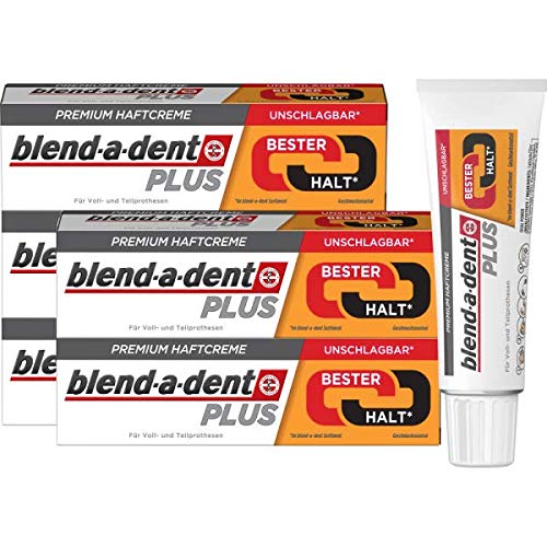 Pasta de Dentes BLEND-A-DENT Plus Creme (6 Un) Blend-a-dent - Cuidados com a higiene oral - creme, 6 unidades