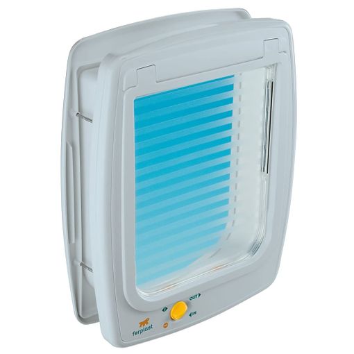 Porta para Cão FERPLAST Swing 11 (Branco) FERPLAST - Portas para animais de estimação - fecho, abertura, anti-vento, ajustável