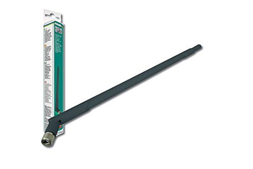 Antena DIGITUS Wireless LAN Antenna omni-directional Digitus - Antenas - omni-directional, 9 dBi, IEEE 802.11b, rp-sma, 2,4 GHz