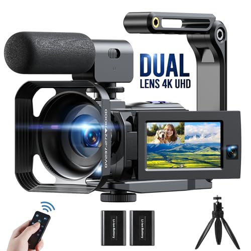 Action cam ZAGG 4K 56MP Videocámara doble objetivo WiFi Youtube Vlogging CAMWORLD - Câmeras - action cam, zagg 4k, 56mp, doble objetivo, wifi, youtube vlogging