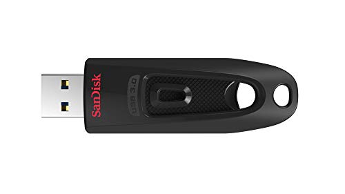 Pen USB SANDISK Cruzer Ultra 64 GB (Preto) Sandisk - Pen drives usb - 64 gb, usb 3.0, Type-A, 130 MB/s