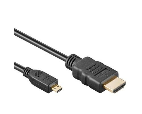 PureLink X-HC055-010E cabo HDMI 1 m HDMI tipo A (padrão) HDMI tipo D (micro) Preto PureLink - Cabos de áudio e vídeo - 1 m, hdmi-a, micro-hdmi, preto