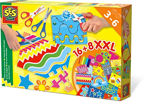 Jogo Criativo SES CREATIVE Aprendo a usar tijeras SES CREATIVE - Material de escritório geral - tesouras, cortar, segurança, etapas