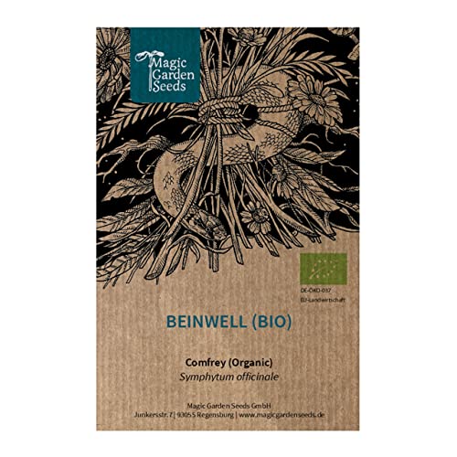 Consuelha Orgânica SYMPHYTUM OFFICINALE Aproximadamente 30 Sementes Magic Garden Seeds - Livros - consuelha, orgânica, sementes, symphythum officinale