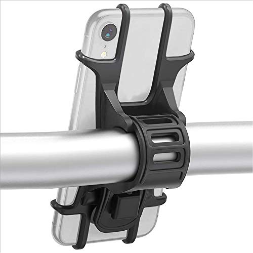 Suporte Smartphone ISIYINER para Bicicleta (Universal - Preto) MengH-SHOP - Suportes para telemóveis - silicone, universal, preto, 90g
