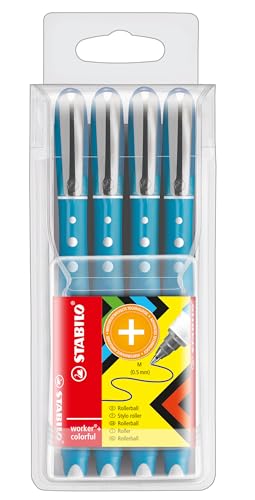 Caneta de Tinta Liquida STABILO Worker Azul (Ponta 1.0mm) Stabilo International GmbH - Canetas - tinta líquida, ponta 1.0mm, baseada em água