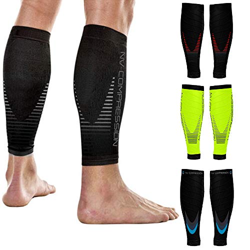 Calças para Homem E-RACE Essential Recovery Fluorescente Amarelo para Corridas (S) NV Compression - Meias Comuns - fluorescente, amarelo, corridas, recovery