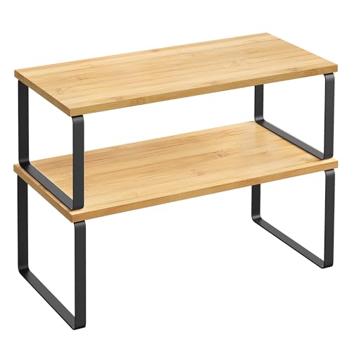 Estante para especiarias SONGMICS | Preto SONGMICS - Organizadores de temperos - madeira, elegante, cozinha, utensílios