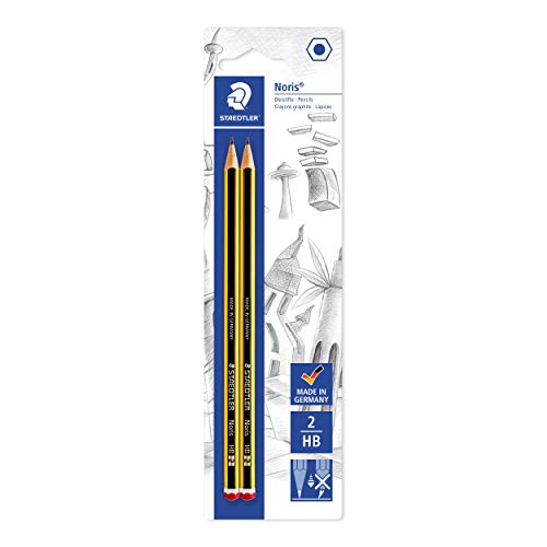 Lápis de Carvão NORIS 2 (Multicor - 3 Unidades) Staedtler - Carvões de arte - multicor, 3 unidades, traço grosso