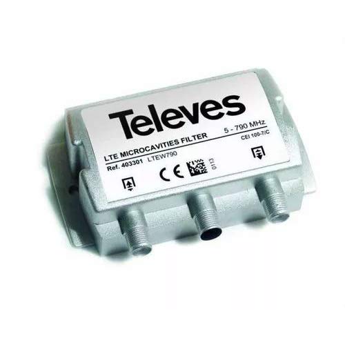 Filtro para Antena UBIQUITI LTE60-EASYF-5G Televes - Dispositivos de proteção contra surtos - filtro, antena, Ubiquiti, lte60-easyf-5g, banda larga, LTE