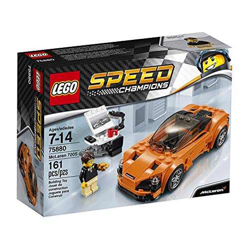 LEGO Speed Champions - Carro de Competições McLaren 720S LEGO - Blocos de encaixe - mclaren 720s, estúdio de design, capacete de piloto