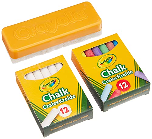 Lápis de Cor CRAYOLA Washable Colors (24 peças) CRAYOLA - Giz - 24 peças, laváveis, borracha, proteção
