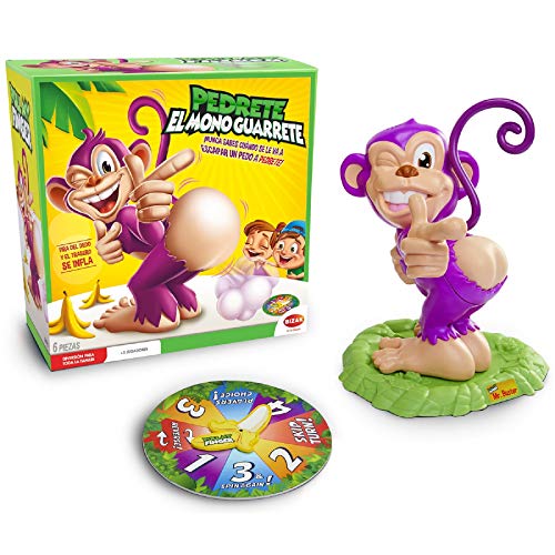 Jogo de Tabuleiro BIZAK Pedrete O Macaco Guarate Bizak - Jogos - macaco, pedreto, família, diversão