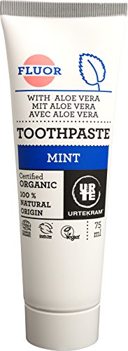 Pasta de Dentes URTEKRAM Bio Mint (75ml) Urtekram - Pasta de dentes - bio, 75ml, limpeza, antigérmicos
