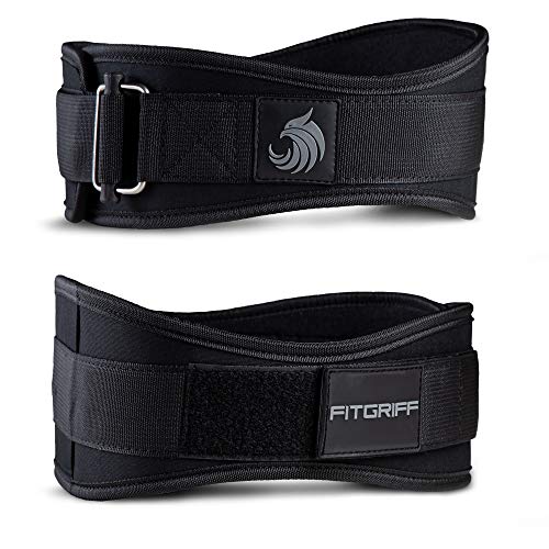 Faixa de Proteção Lombar FISCHER FITGRIFF Fitgriff - Levantamento de peso - proteção lombar, neopreno, cor personalizável