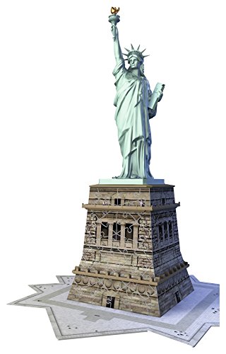 Puzzle RAVENSBURGER Statue of Liberty (Idade Mínima Recomendada: 4 anos) Ravensburger - Quebra-cabeças de encaixar - puzzle, madeira, estatua da liberdade, 108 peças